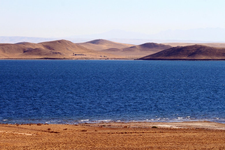 Aydar Lake in the saline depressions of the south-eastern Kyzyl Kum